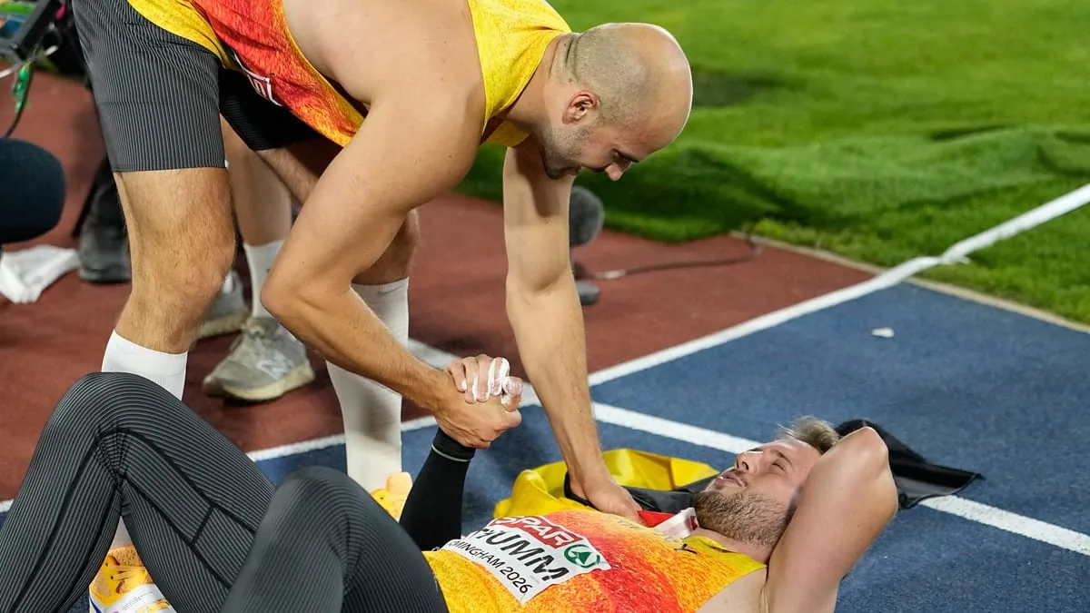 Julian Weber: EM-Gold mit Mega-Wurf. Nick Thumm holt Silber - BILD