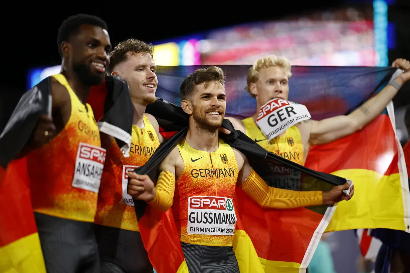 Auch ohne Owen Ansah zeigte sich das deutsche Quartett in Topform