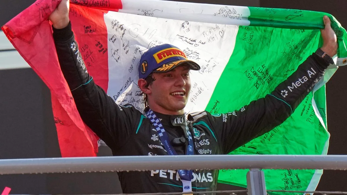 Formel 1 in Monza: Italiener Antonelli triumphiert, Debakel für Ferrari